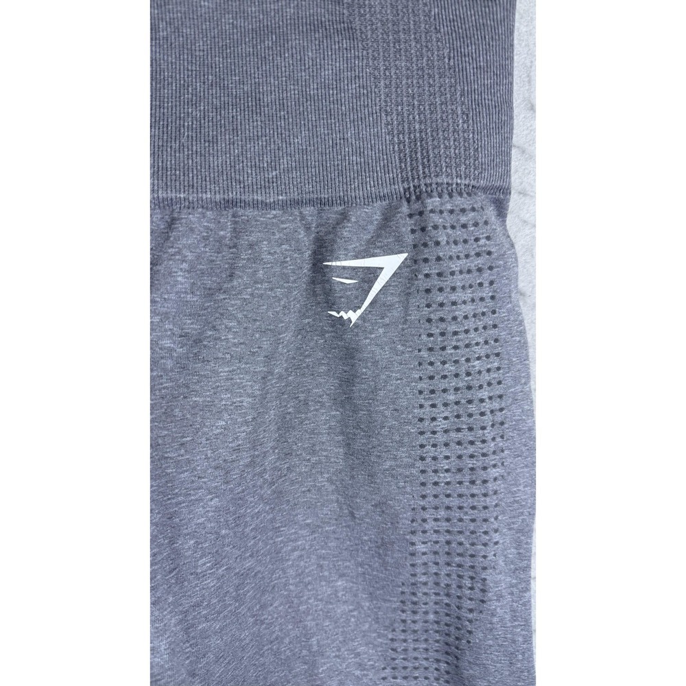 Gymshark Leggings Womens Small‎ Gray Seamless High Rise Compression Workout - Picture 2 of 8